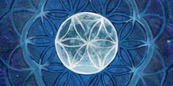 flower of life painting